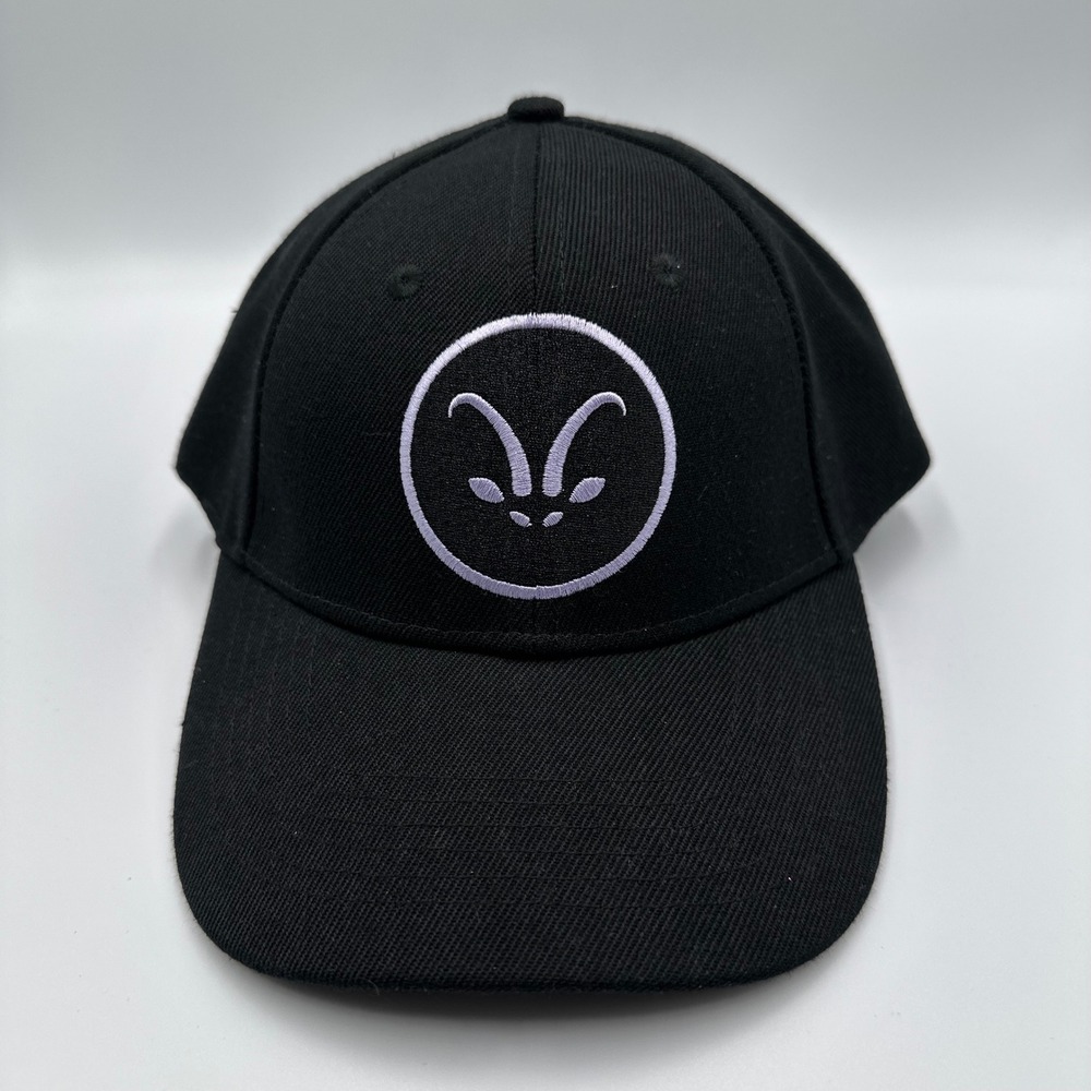 Ibex Snapback Hat Men Adjustable Black Satin Lined Embroidered Logo 6-Panel Cap